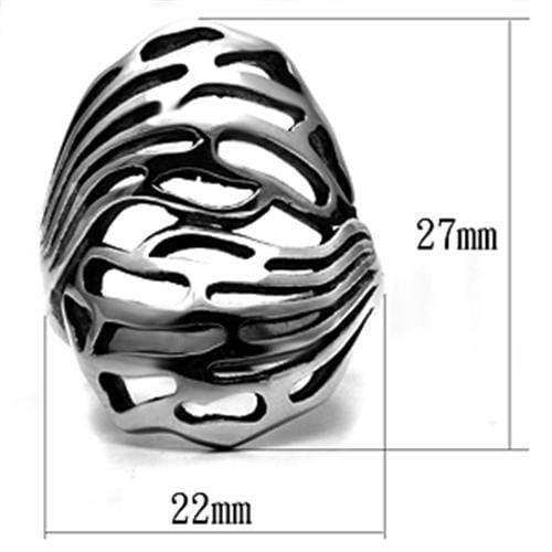 Vintage Engagement Rings TK636 Stainless Steel Ring
