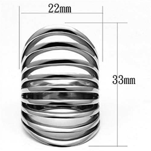 Vintage Engagement Rings TK665 Stainless Steel Ring