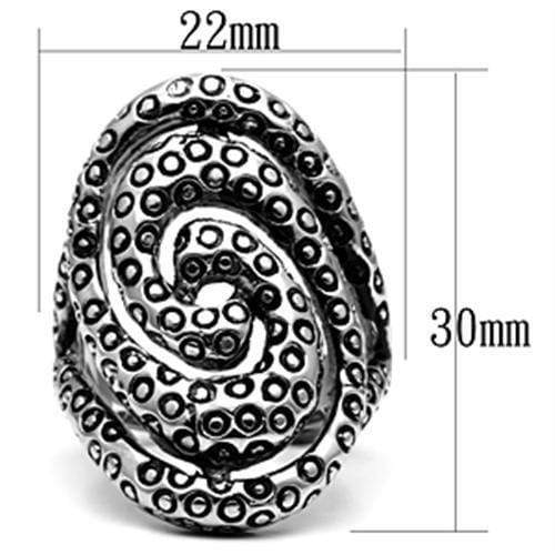 Vintage Engagement Rings TK670 Stainless Steel Ring