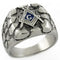 Silver Jewelry Rings Vintage Engagement Rings TK778N Stainless Steel Ring Alamode Fashion Jewelry Outlet