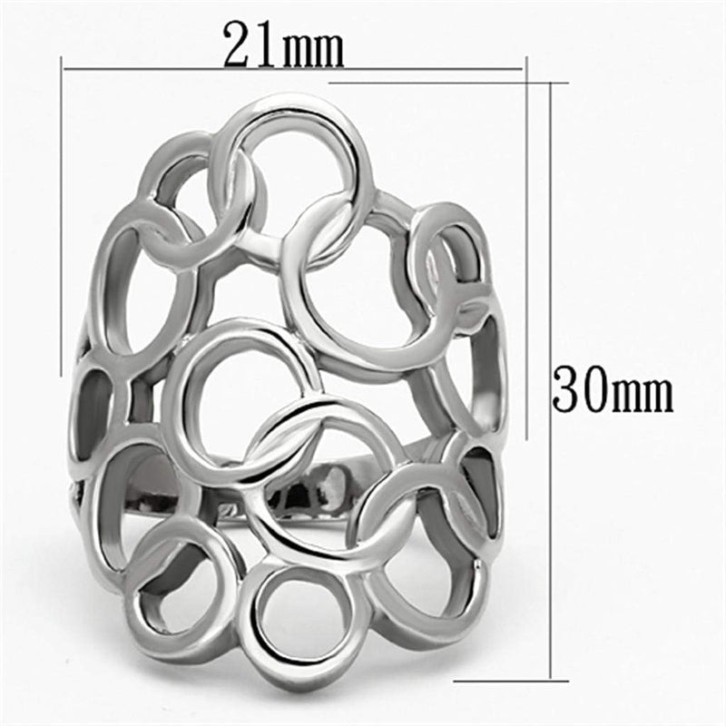 Vintage Engagement Rings TK939 Stainless Steel Ring