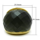 Silver Jewelry Rings Vintage Gold Rings LO1172 Gold Brass Ring with Precious Stone in White Alamode Fashion Jewelry Outlet
