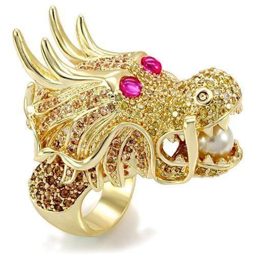 Silver Jewelry Rings Vintage Gold Rings LO1477 Imitation Gold Brass Ring with Synthetic Alamode Fashion Jewelry Outlet