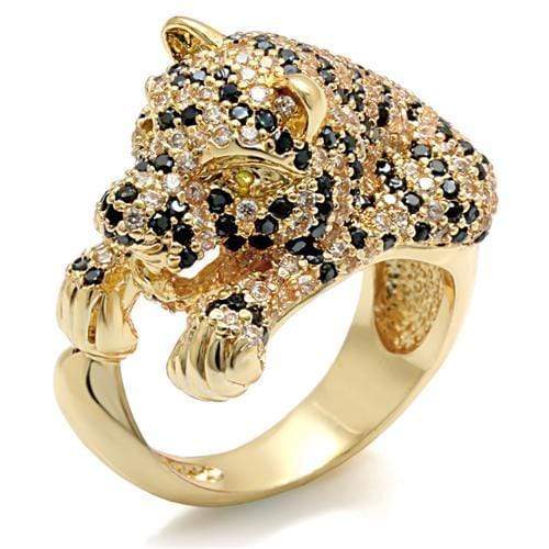 Silver Jewelry Rings Vintage Gold Rings LO1480 Imitation Gold Brass Ring with Synthetic in Peridot Alamode Fashion Jewelry Outlet