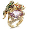 Silver Jewelry Rings Vintage Gold Rings LO1496 Imitation Gold Brass Ring with AAA Grade CZ Alamode Fashion Jewelry Outlet