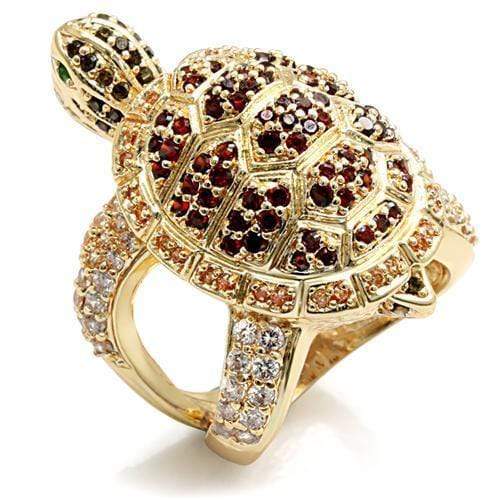 Silver Jewelry Rings Vintage Gold Rings LO1498 Imitation Gold Brass Ring with Synthetic in Emerald Alamode Fashion Jewelry Outlet