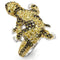Silver Jewelry Rings Vintage Gold Rings LO1591 Gold+Ruthenium Brass Ring with AAA Grade CZ Alamode Fashion Jewelry Outlet