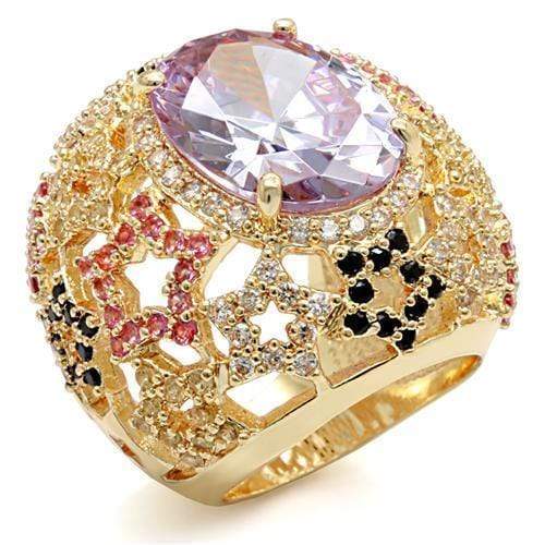 Silver Jewelry Rings Vintage Gold Rings LO1596 Imitation Gold Brass Ring with AAA Grade CZ Alamode Fashion Jewelry Outlet