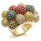 Silver Jewelry Rings Vintage Gold Rings LO1604 Imitation Gold Brass Ring with AAA Grade CZ Alamode Fashion Jewelry Outlet