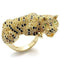 Silver Jewelry Rings Vintage Gold Rings LO1606 Imitation Gold Brass Ring with Synthetic in Emerald Alamode Fashion Jewelry Outlet