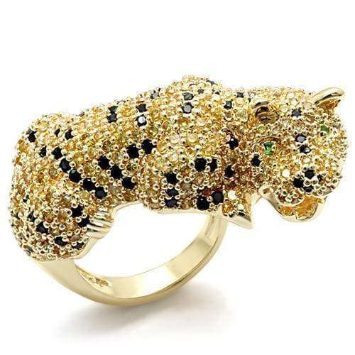 Silver Jewelry Rings Vintage Gold Rings LO1606 Imitation Gold Brass Ring with Synthetic in Emerald Alamode Fashion Jewelry Outlet