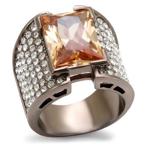 Silver Jewelry Rings Vintage Gold Rings LO1686 Chocolate Gold Brass Ring with AAA Grade CZ Alamode Fashion Jewelry Outlet