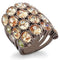 Silver Jewelry Rings Vintage Gold Rings LO1696 Chocolate Gold Brass Ring with AAA Grade CZ Alamode Fashion Jewelry Outlet