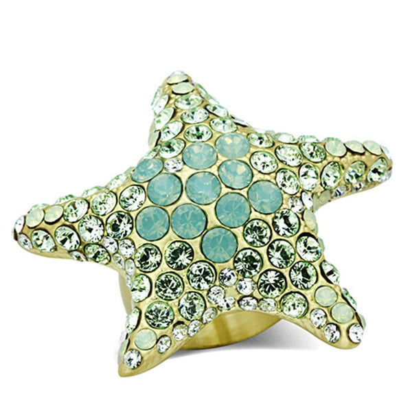 Silver Jewelry Rings Vintage Gold Rings LO2972 Gold Brass Ring with Top Grade Crystal Alamode Fashion Jewelry Outlet