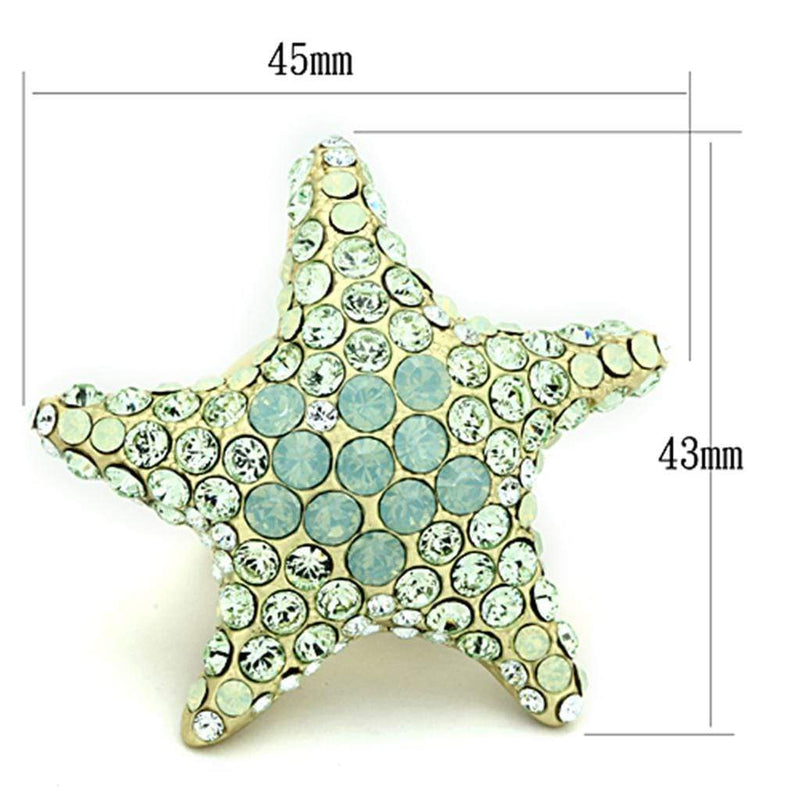 Silver Jewelry Rings Vintage Gold Rings LO2972 Gold Brass Ring with Top Grade Crystal Alamode Fashion Jewelry Outlet