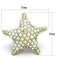 Silver Jewelry Rings Vintage Gold Rings LO2973 Matte Gold Brass Ring with Top Grade Crystal Alamode Fashion Jewelry Outlet
