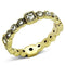 Vintage Gold Rings LO3003 Gold Brass Ring with Top Grade Crystal