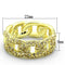 Vintage Gold Rings LO3215 Gold Brass Ring with Top Grade Crystal