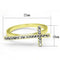 Vintage Gold Rings LO3521 Gold Brass Ring with Top Grade Crystal