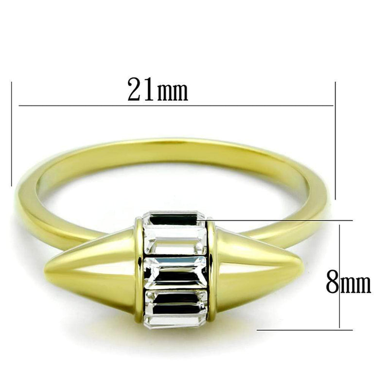 Silver Jewelry Rings Vintage Gold Rings LO3657 Gold Brass Ring with Top Grade Crystal Alamode Fashion Jewelry Outlet