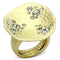 Silver Jewelry Rings Vintage Gold Rings LO3694 Gold & Brush Brass Ring with Top Grade Crystal Alamode Fashion Jewelry Outlet