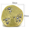 Silver Jewelry Rings Vintage Gold Rings LO3694 Gold & Brush Brass Ring with Top Grade Crystal Alamode Fashion Jewelry Outlet