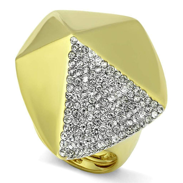 Silver Jewelry Rings Vintage Gold Rings LO3902 Gold+Rhodium Brass Ring with Top Grade Crystal Alamode Fashion Jewelry Outlet