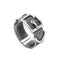 Silver Jewelry Rings Vintage Unique Belt Pattern Women Leisure Sterling Silver Ring TIY