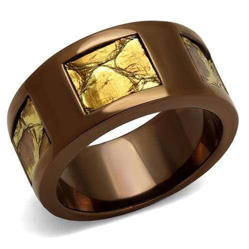 Wedding Ring Sets TK2702 Coffee light Stainless Steel Ring