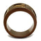 Wedding Ring Sets TK2702 Coffee light Stainless Steel Ring