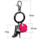 Wedding Ring Sets TK2718 Light Black Stainless Steel Key Ring