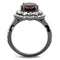 Wedding Ring Sets TK2761 Light Black Stainless Steel Ring in Siam