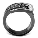 Wedding Ring Sets TK2769 Two-Tone Stainless Steel Ring with Crystal