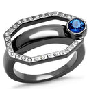 Wedding Ring Sets TK2809 Stainless Steel Ring with Top Grade Crystal