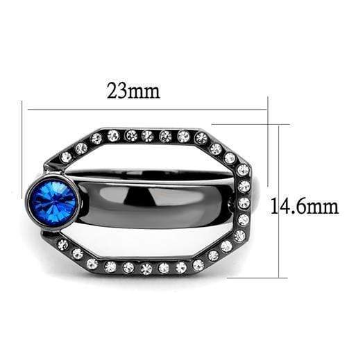 Wedding Ring Sets TK2809 Stainless Steel Ring with Top Grade Crystal