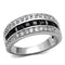 Wedding Ring Sets TK2872 Stainless Steel Ring with CZ