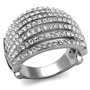 Wedding Ring Sets TK2901 Stainless Steel Ring with Top Grade Crystal