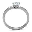 Wedding Ring Sets TK2904 Stainless Steel Ring with AAA Grade CZ