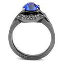 Wedding Ring Sets TK2969 Stainless Steel Ring with Top Grade Crystal