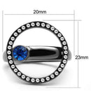 Wedding Ring Sets TK2974 Stainless Steel Ring with Top Grade Crystal