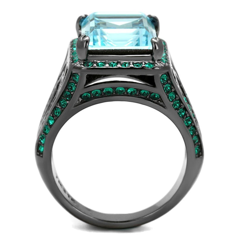 Wedding Ring Sets TK2988 Stainless Steel Ring with Top Grade Crystal