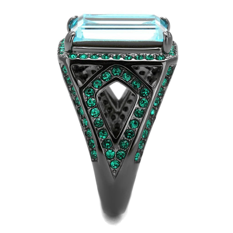 Wedding Ring Sets TK2988 Stainless Steel Ring with Top Grade Crystal