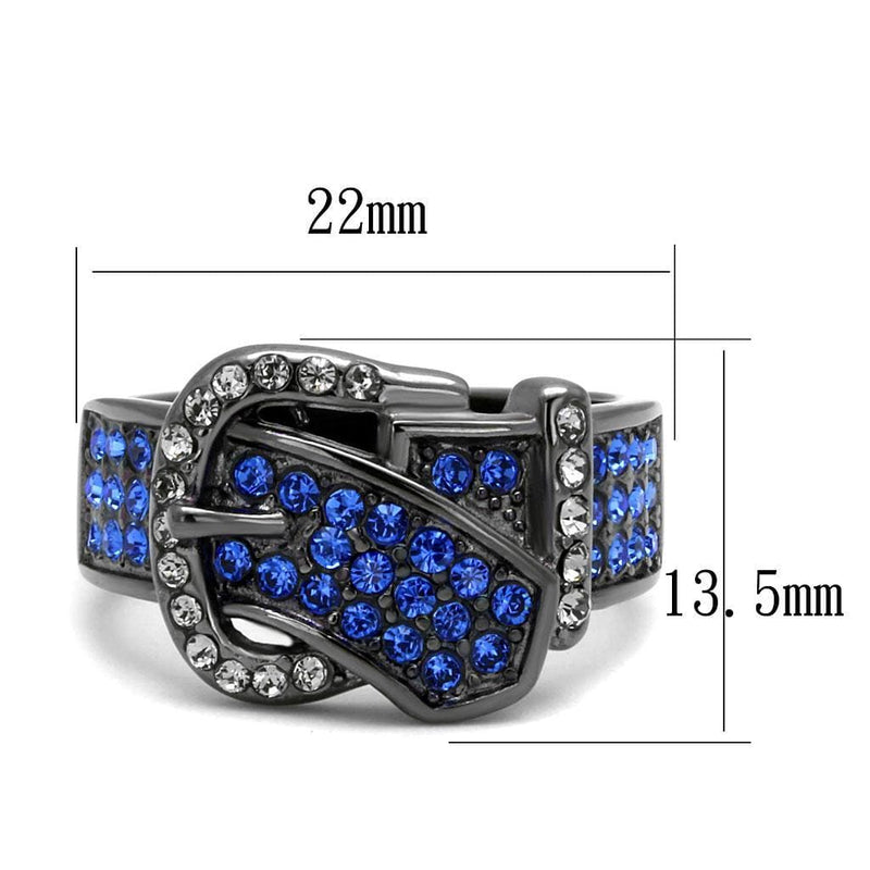 Wedding Ring Sets TK2995 Stainless Steel Ring with Top Grade Crystal