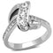 Wedding Ring Sets TK3026 Stainless Steel Ring with Top Grade Crystal