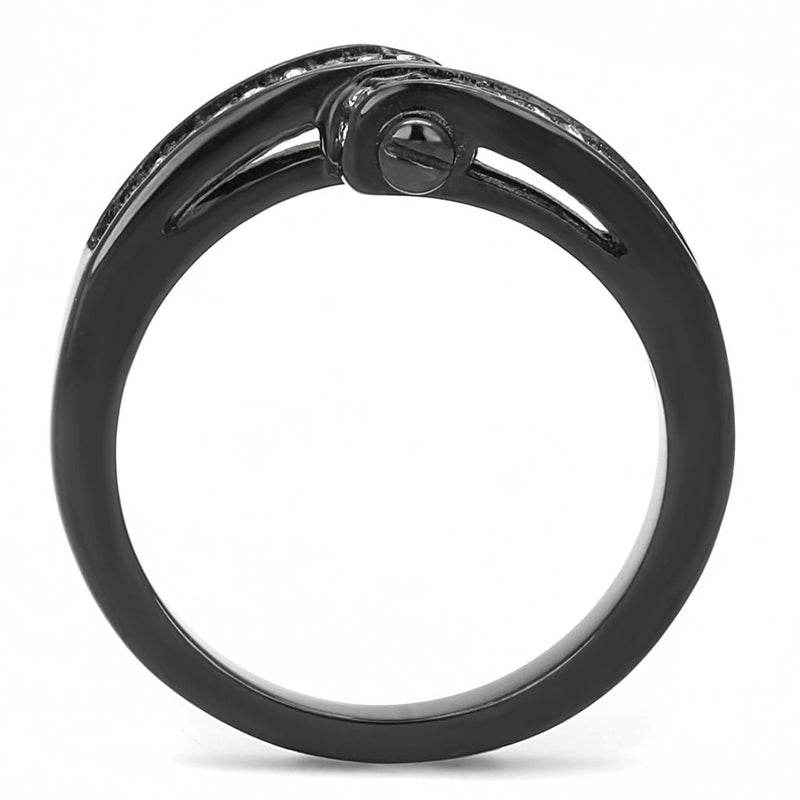 Wedding Ring Sets TK3049 - Stainless Steel Ring with Top Grade Crystal