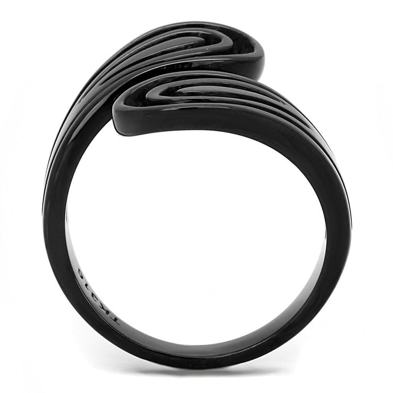 Wedding Ring Sets TK3059 Black - Stainless Steel Ring