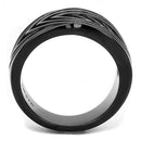 Wedding Ring Sets TK3060 Black - Stainless Steel Ring