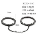 Wedding Rings For Women TK2614 Stainless Steel Ring with Top Grade Crystal