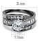 Wedding Rings For Women TK2616 Stainless Steel Ring with AAA Grade CZ