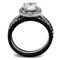 Wedding Rings For Women TK2620 Two-Tone Black - Stainless Steel Ring